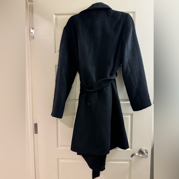 Elie Tahari Alpaca Wool Wrap Coat - Picture 4 of 9